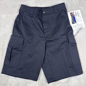 Blauer 8245 5 Pocket Cotton Cargo Shorts Men's Size 31 Navy Blue 10" Inseam